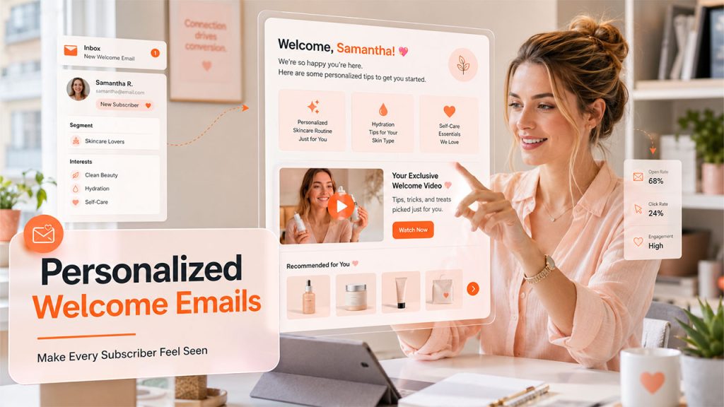 Interactive Welcome Email Template with High-Level Personalization