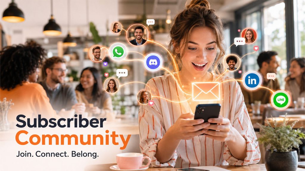 Introduce Your New Subscriber to a Community