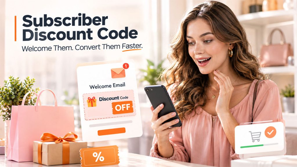 Offer a Discount Code in Your Welcome Email