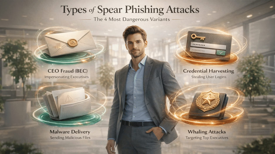 Types of Spear Phishing Attacks 
