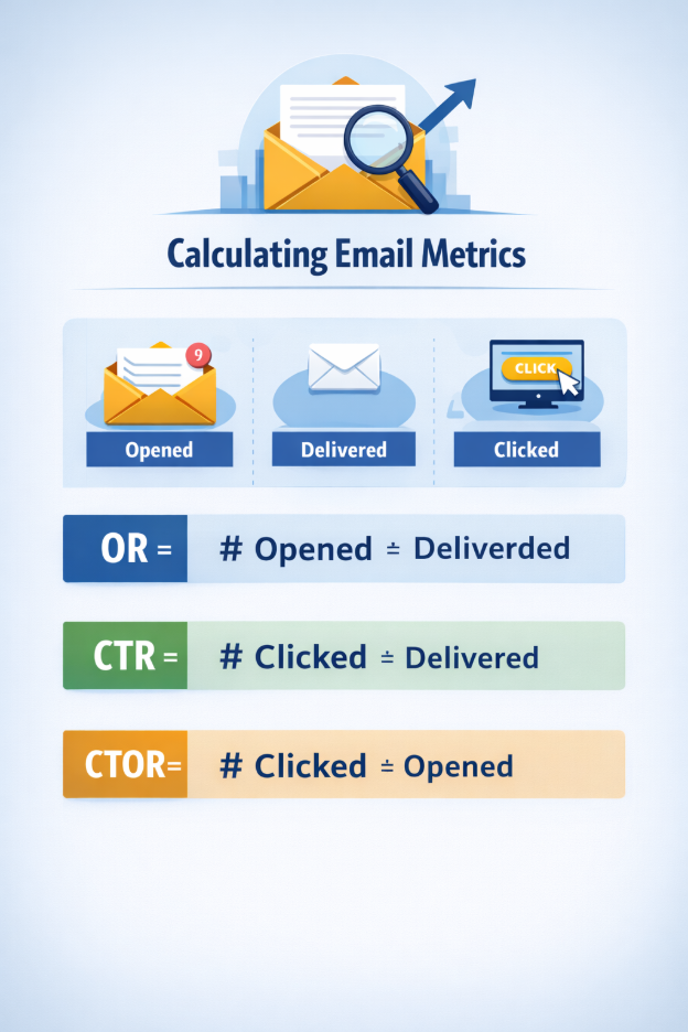 Calculating Email OR, CTR, and CTOR