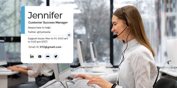 Customer support