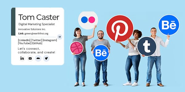 Email Signature with Social Icons