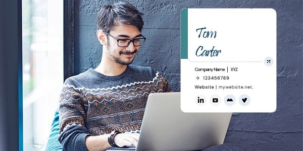 Basic Email Signature with Website Link