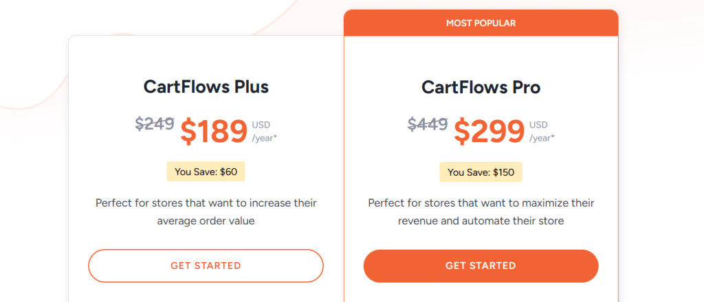 CartFlows Pricing