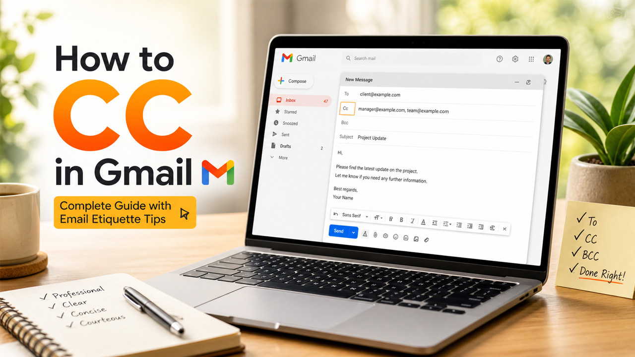 How to CC in Gmail