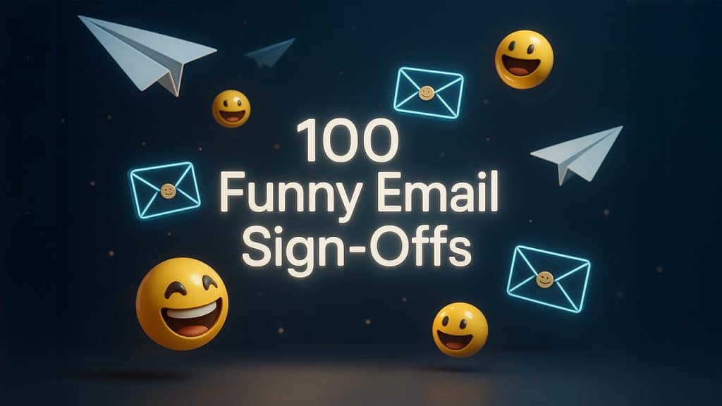 Choose the Right Funny Email Sign-offs