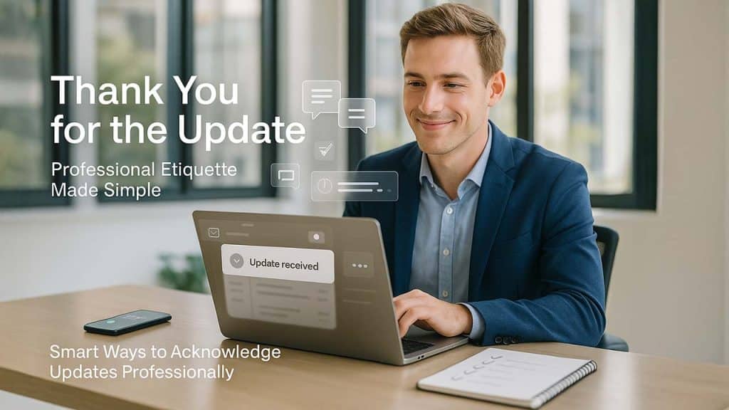 “Thank You for the Update”