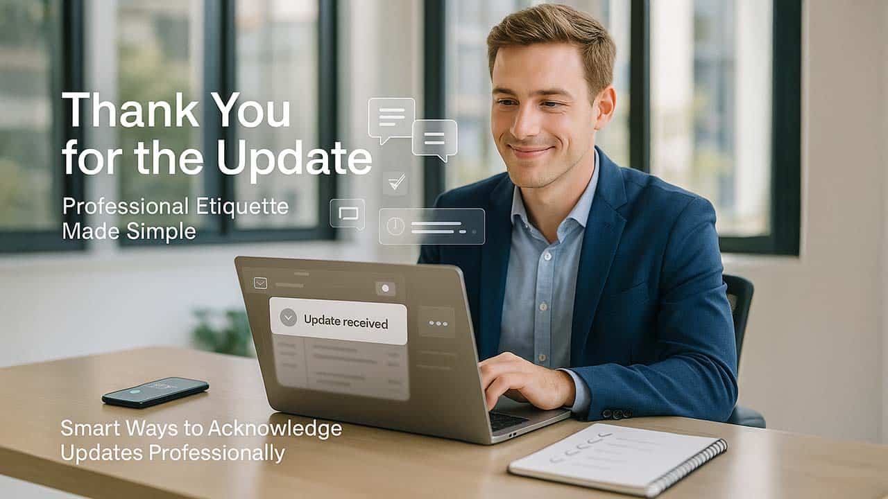 “Thank You for the Update”