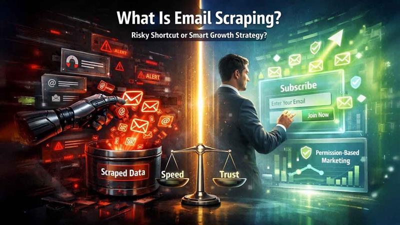 what is email scraping