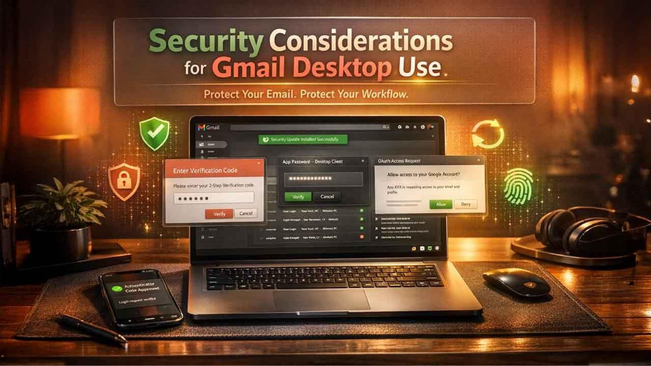 Security Considerations for Gmail Desktop Use