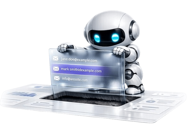 Email Extraction Service Illustration