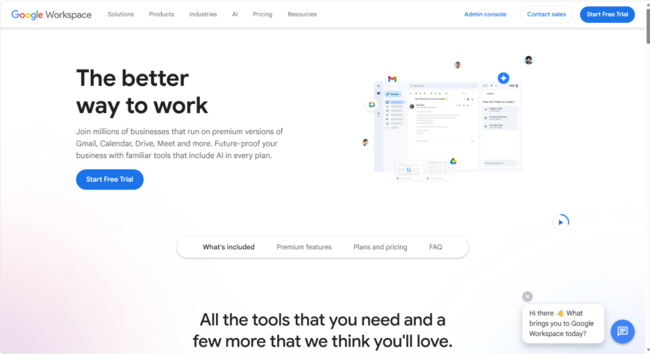Google Workspace Sign Up Process