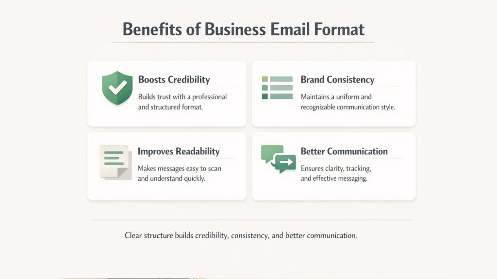 Benefits of Business Email Format