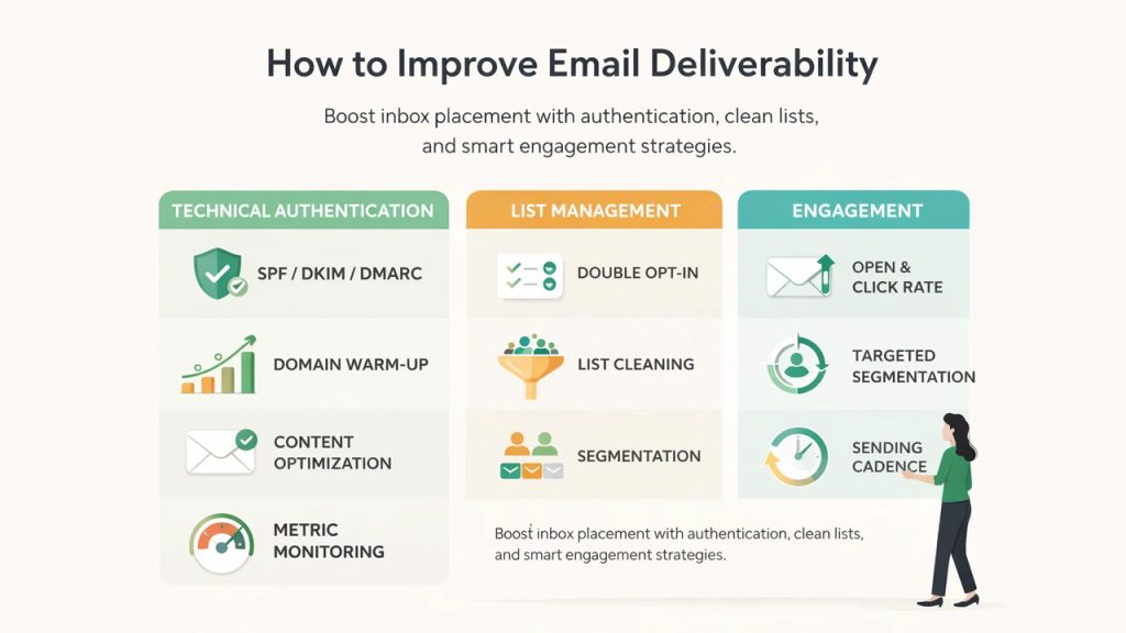process of improving email deliverabilit