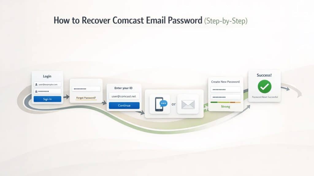 How to Recover Comcast Email Password