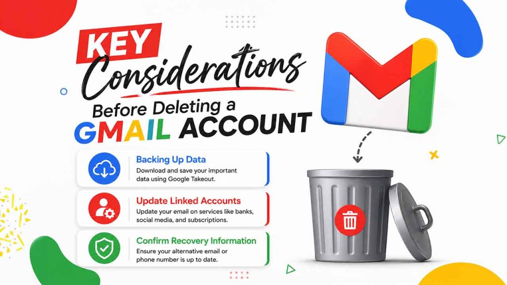 Key Considerations Before Deleting a Gmail Account