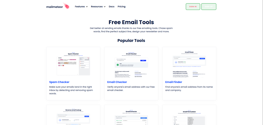Mailmeteor Tools