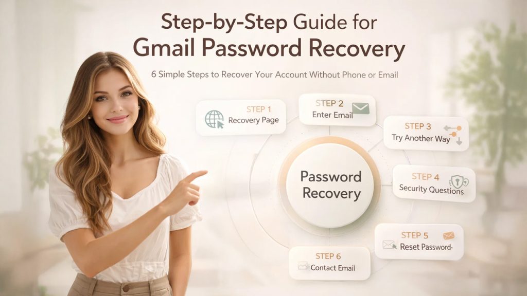 Step-by-Step Guide for the Gmail Password Recovery