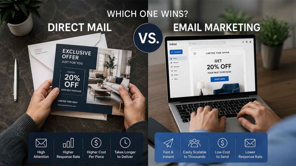 Direct Mail vs Email Marketing