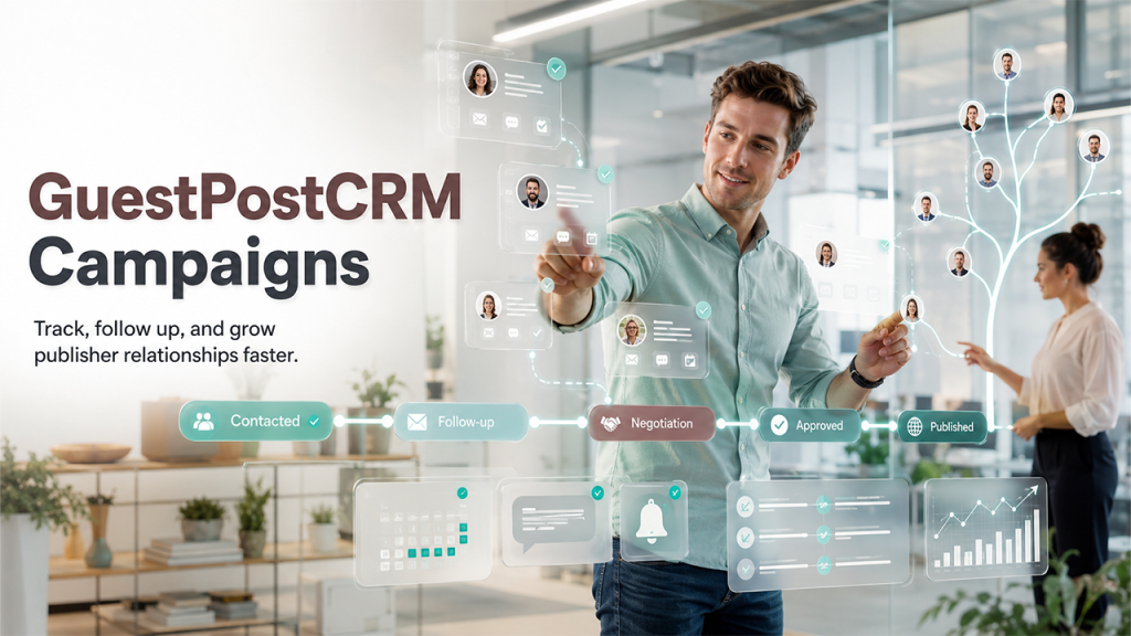 Features of GuestPostCRM