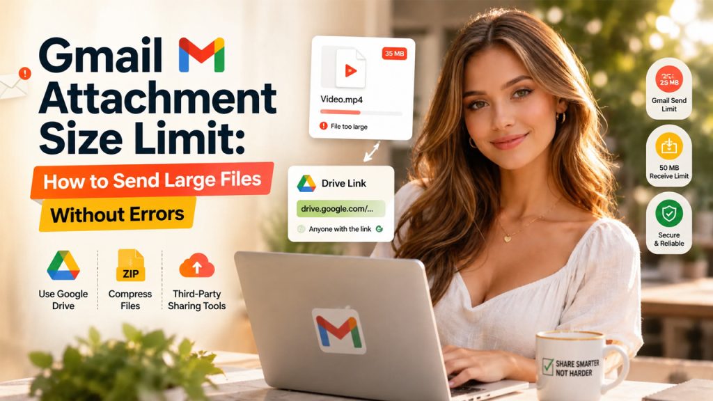 Gmail Attachment Size Limit: How to Send Large Files without Errors