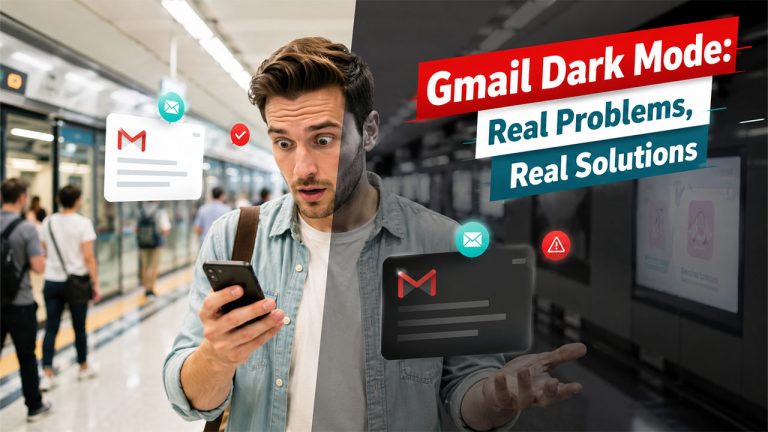 Gmail Dark Mode- Real Problems, Real Solutions