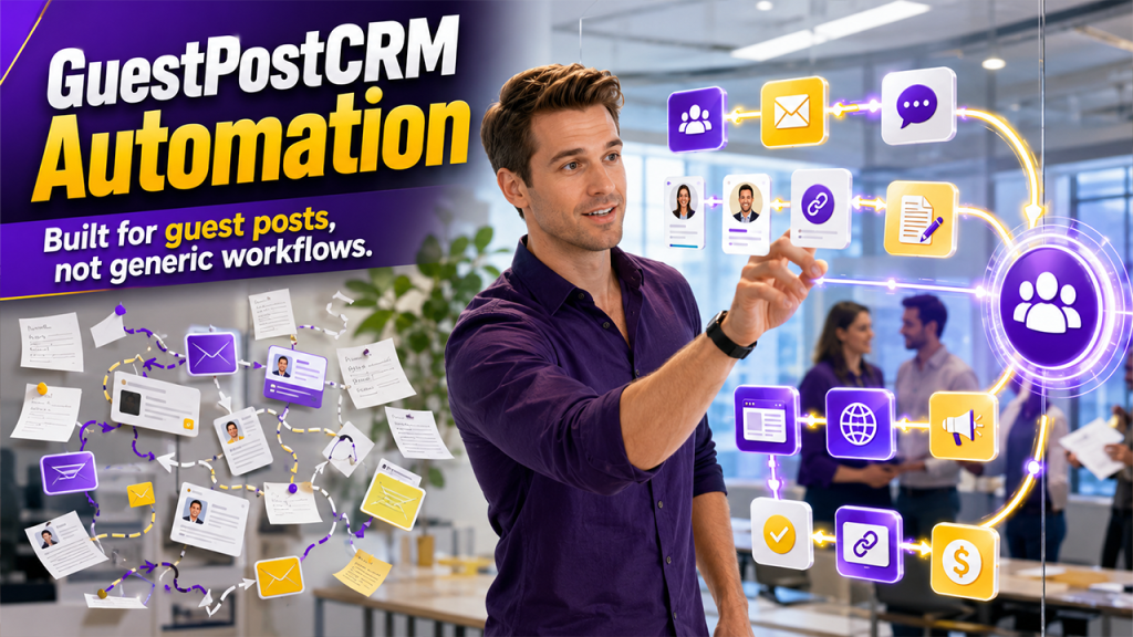 GuestPostCRM Automates Guest Post Workflow