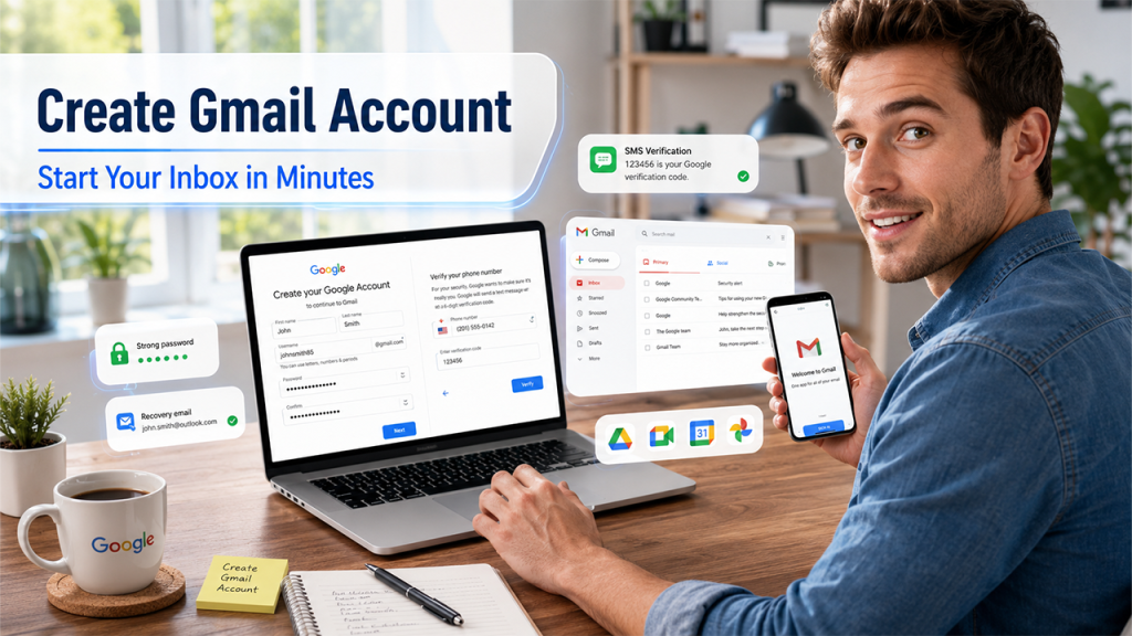 How to Create a New Gmail Account on Mobile and Desktop