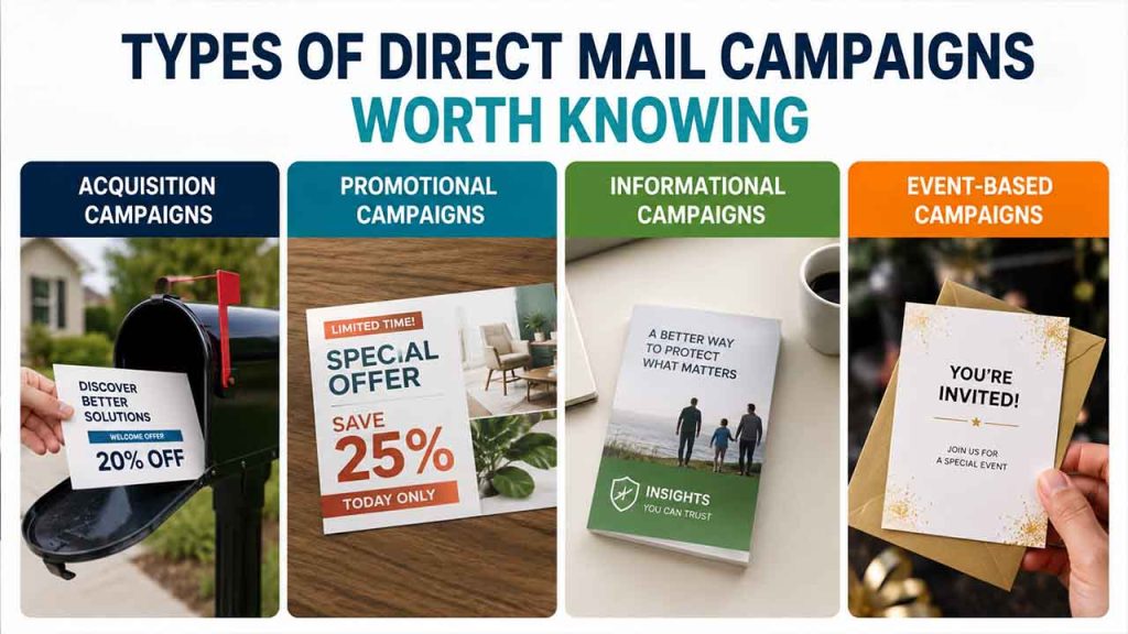 Types of Direct Mail Campaigns