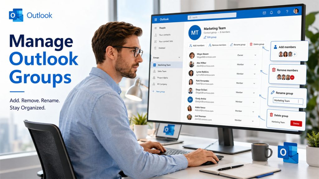 How to Edit or Manage Your Group in Outlook