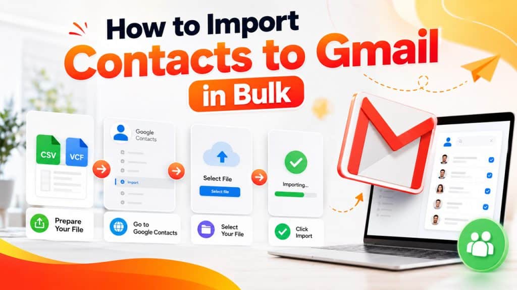 How to Import Contacts to Gmail in Bulk