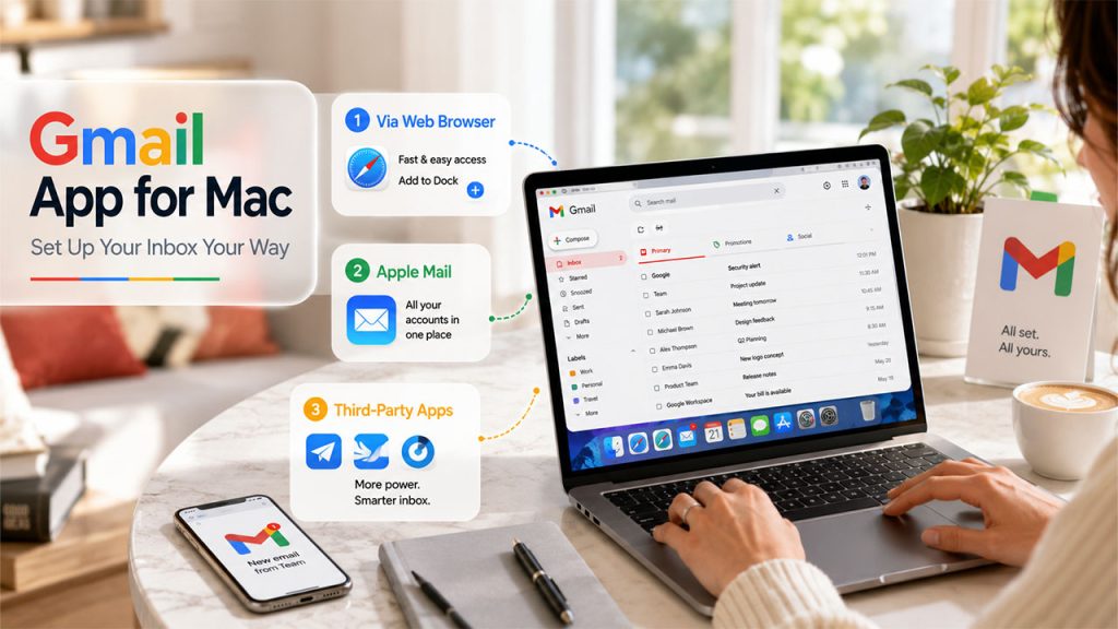 How to Set Up Gmail App on Mac