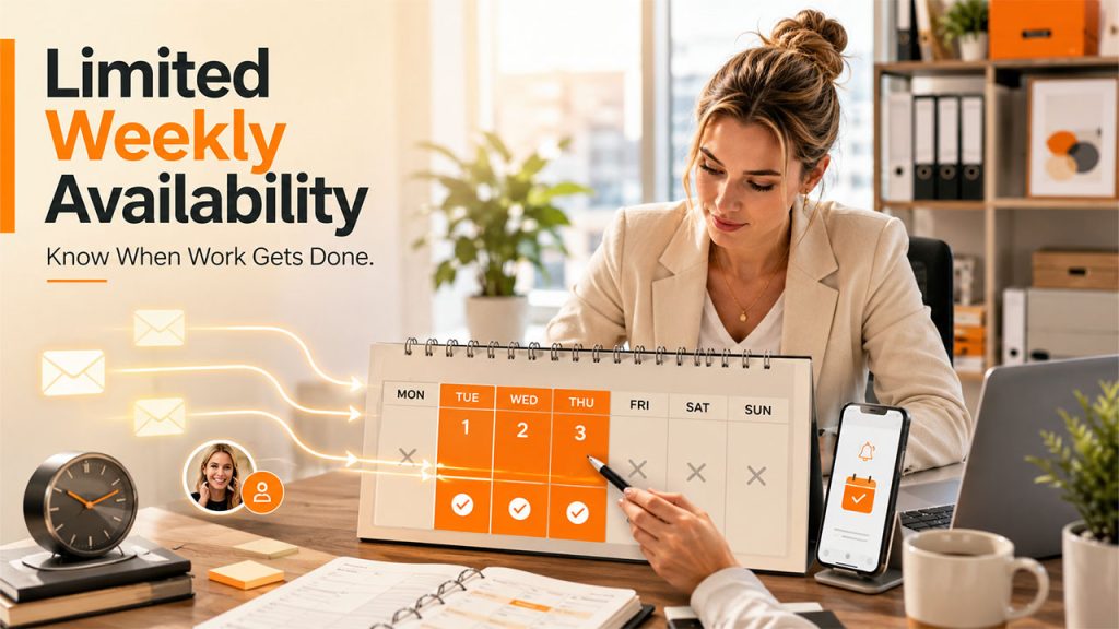 Out of Office Email Template for Limited Workdays per Week
