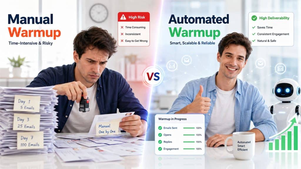 Manual vs Automated Email Warmup
