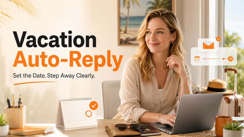 Out of Office Email Template for Planned Vacation with an End Date