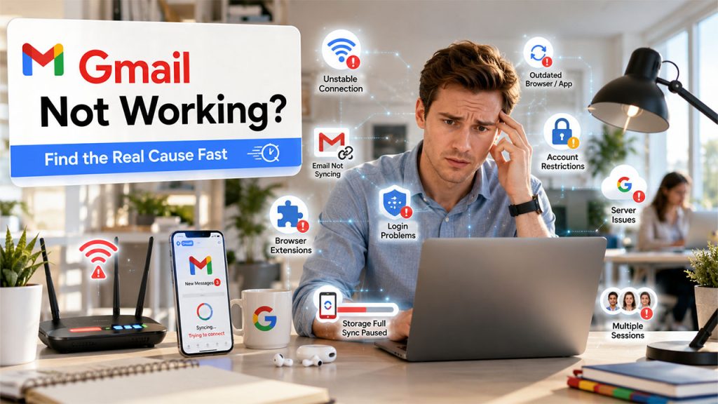What Are the Common Causes of Gmail Not Working