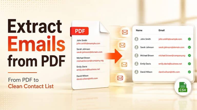How to Extract Emails from PDF Files