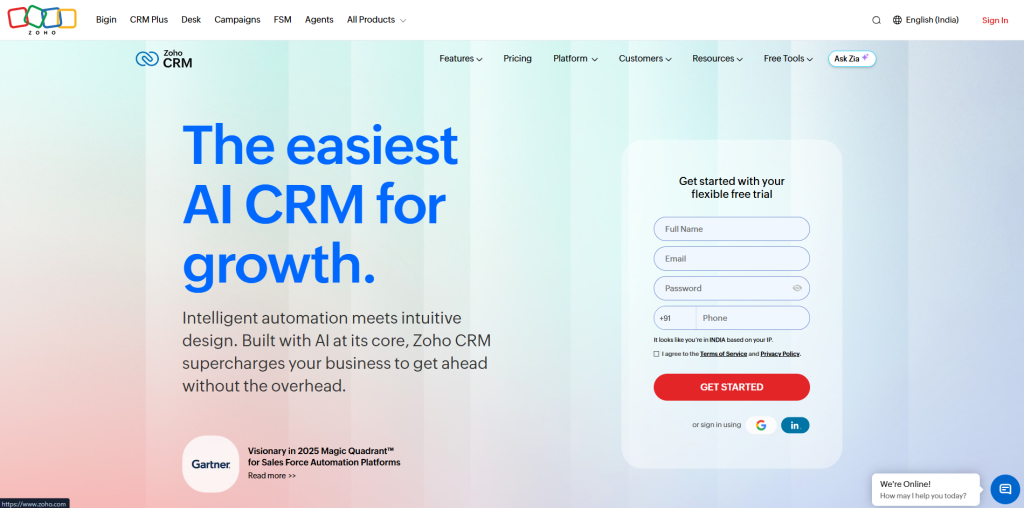 Zoho CRM