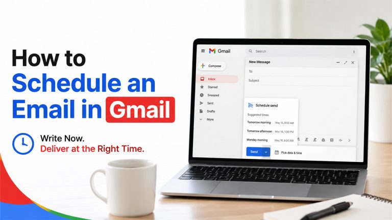 how to schedule an email in Gmail