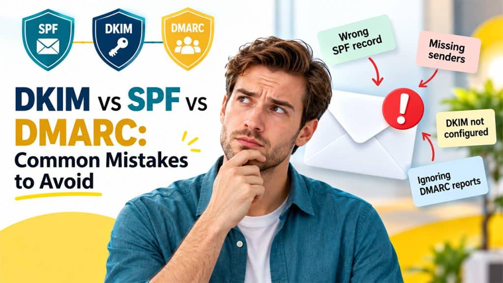 DKIM vs SPF vs DMARC