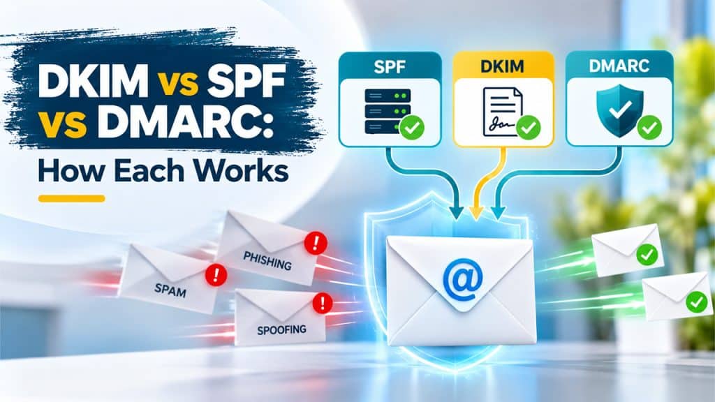 DKIM vs SPF vs DMARC