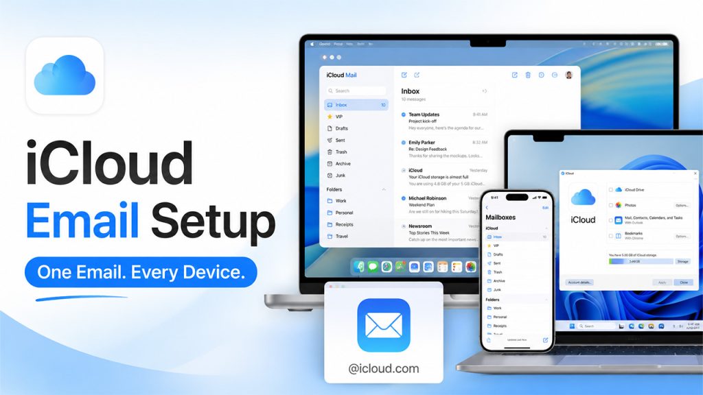 How to Set Up iCloud Email on iPhone, Mac, and Windows