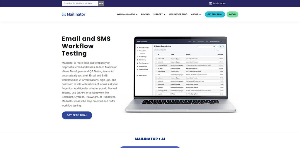 Mailinator: For Developers and Testers