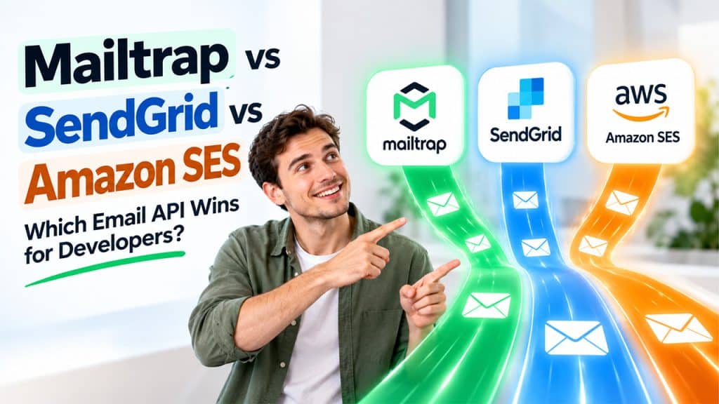 Mailtrap vs SendGrid vs Amazon SES: Email API Comparison for Developers [2026]