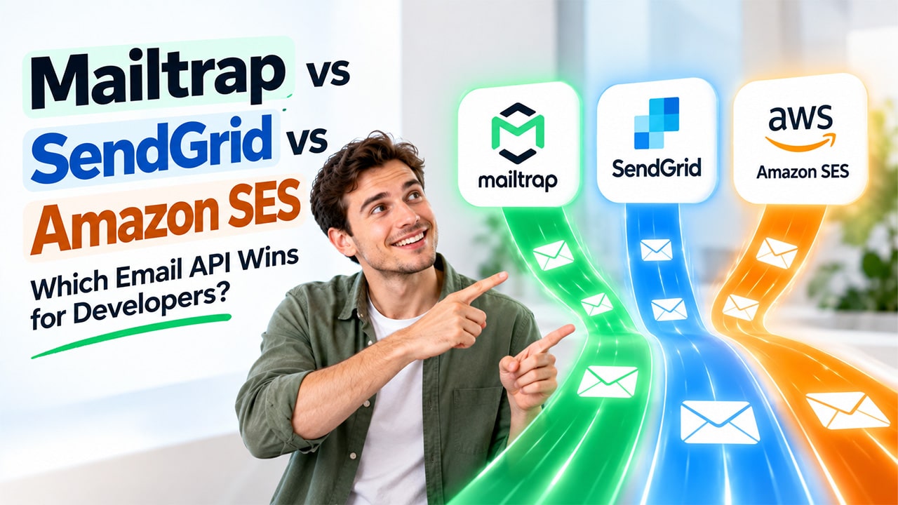 Mailtrap vs Twilio SendGrid vs Amazon SES