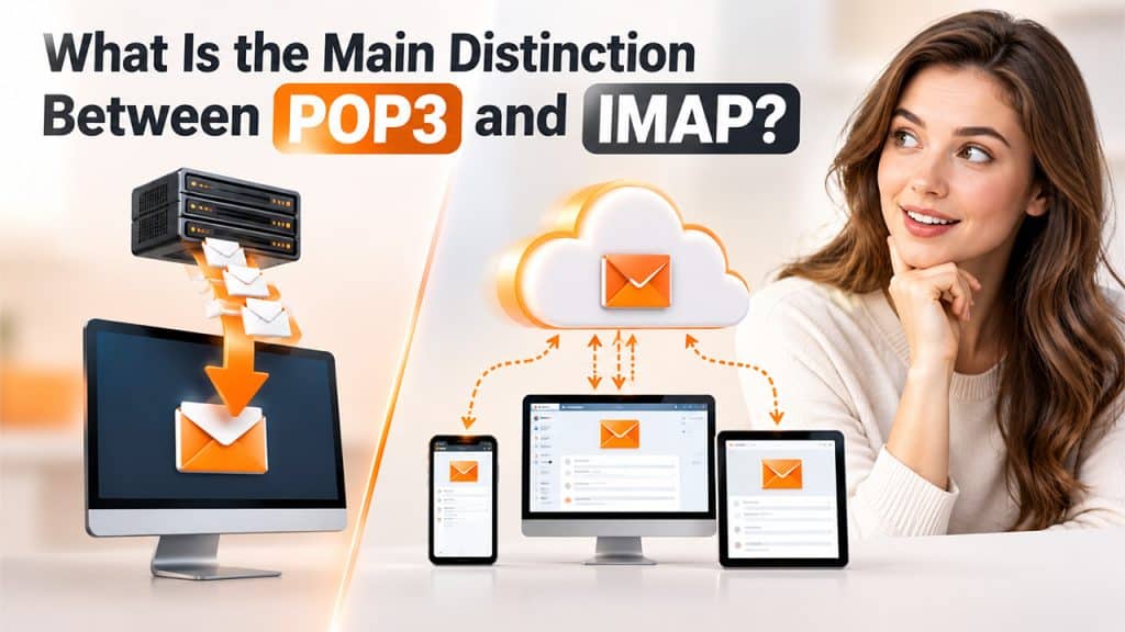 What Is the Main Distinction Between POP3 and IMAP